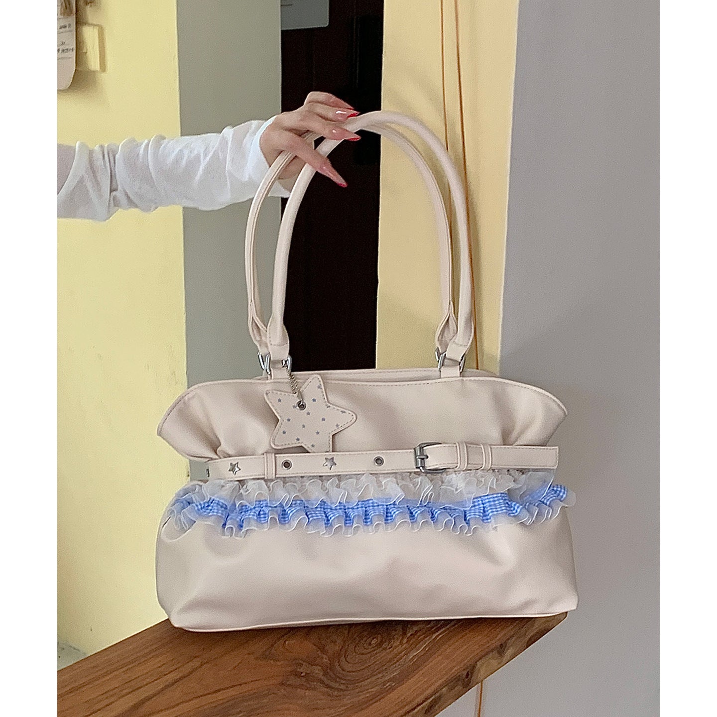 Women's Korean Style Sense Underarm Summer Simple Tote Bag