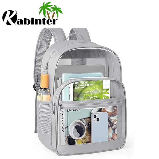 Cool Transparent Portable Large Capacity Simple Backpacks