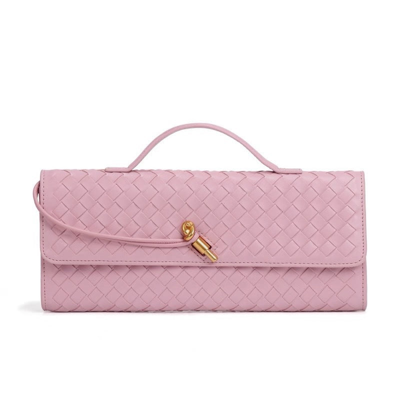 Woven Baguette Niche Advanced Horizontal Hand Holding Women's Shoulder Bag