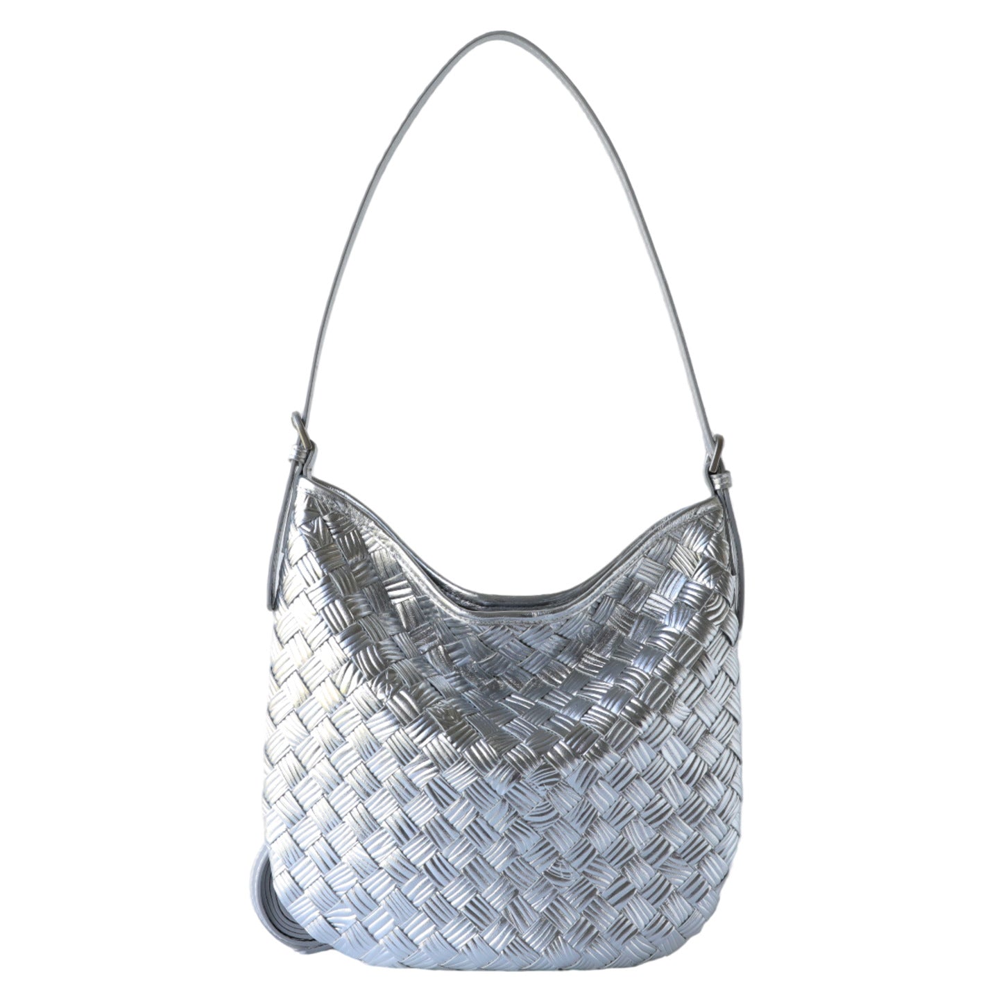 Women's High-grade Lightweight Woven Fashionable Leather Underarm Bag