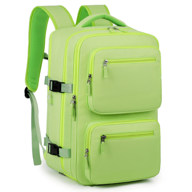 Women's & Men's Simple Large Capacity Business Computer Short Leisure Backpack