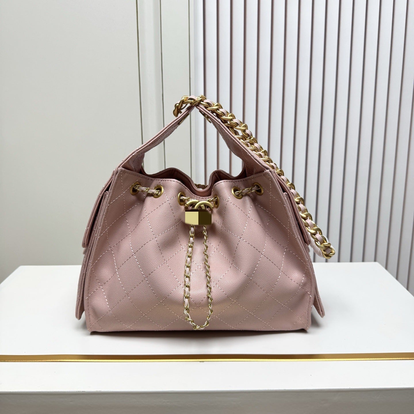 Women's Style Chain Commute Design Diamond Plaid Bags