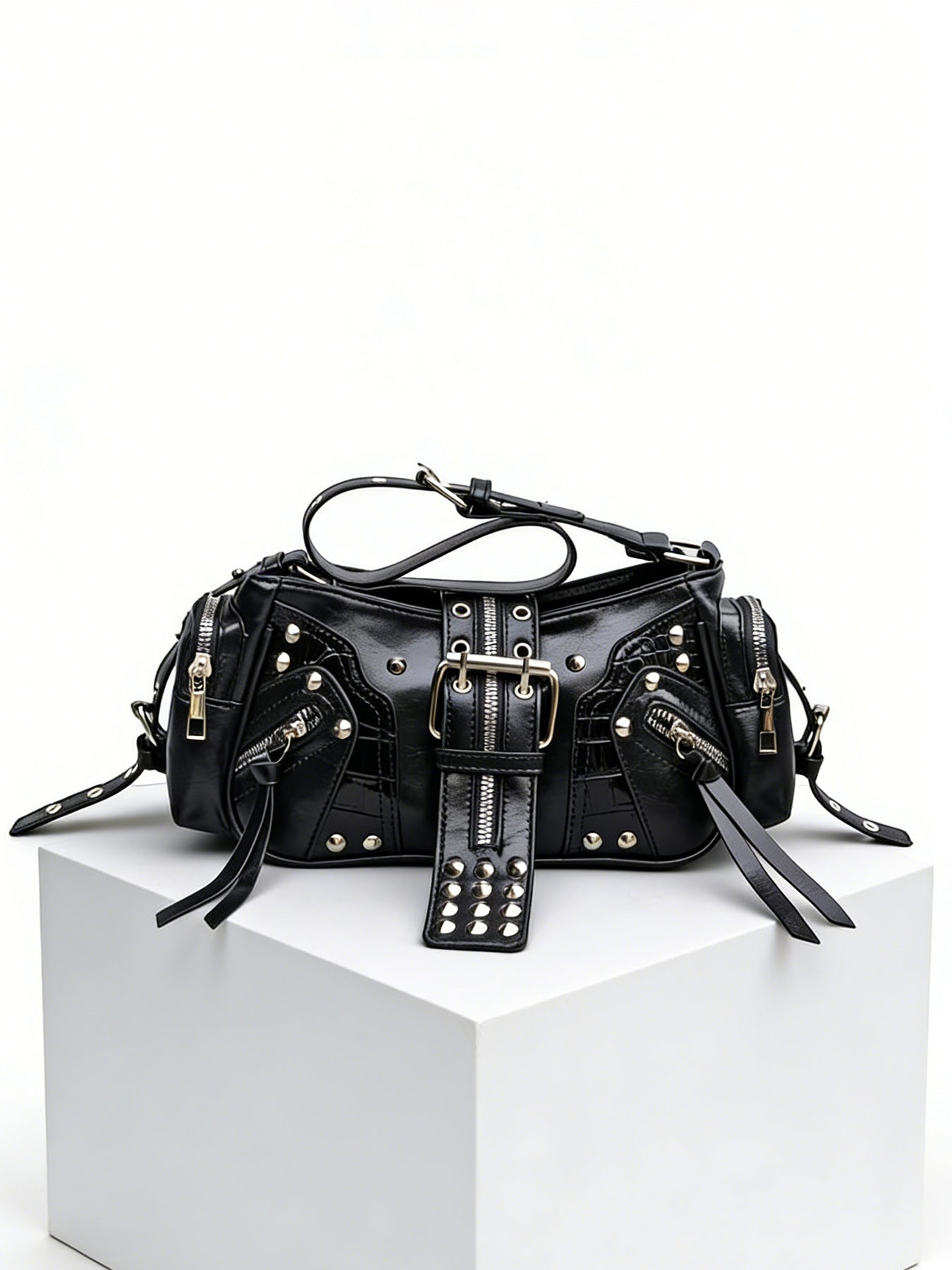 Personality Rivets Tassel Hot Motorcycle Retro Bags