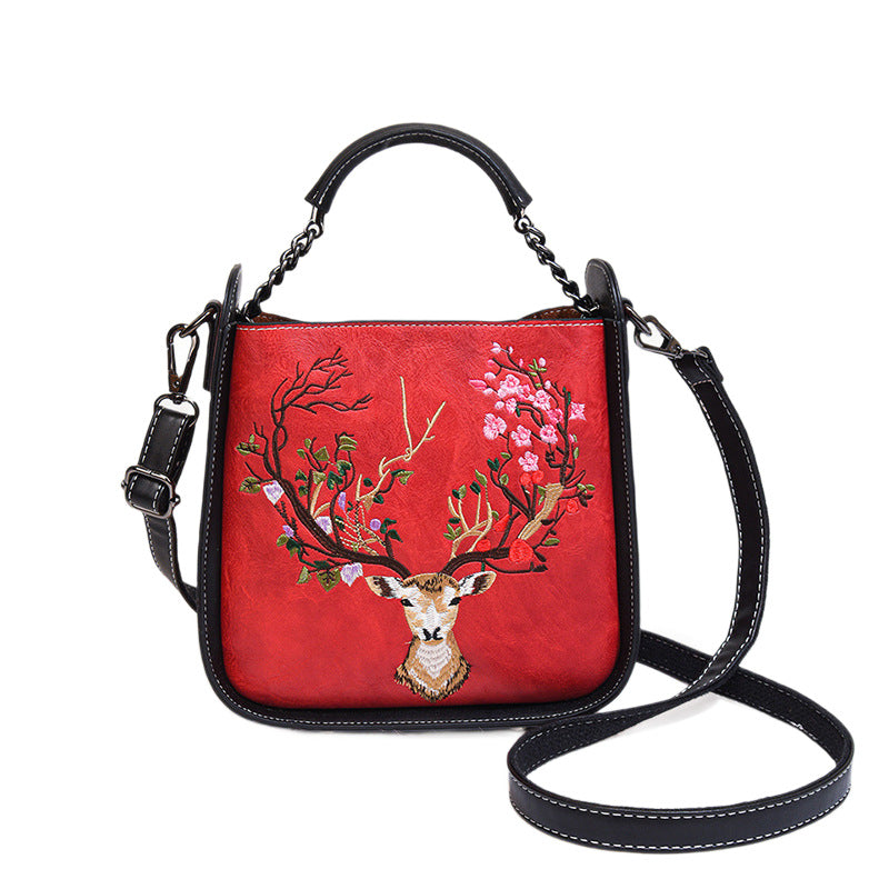 Embroidered Chinese Style Portable Elegant Mother Women's Shoulder Bag