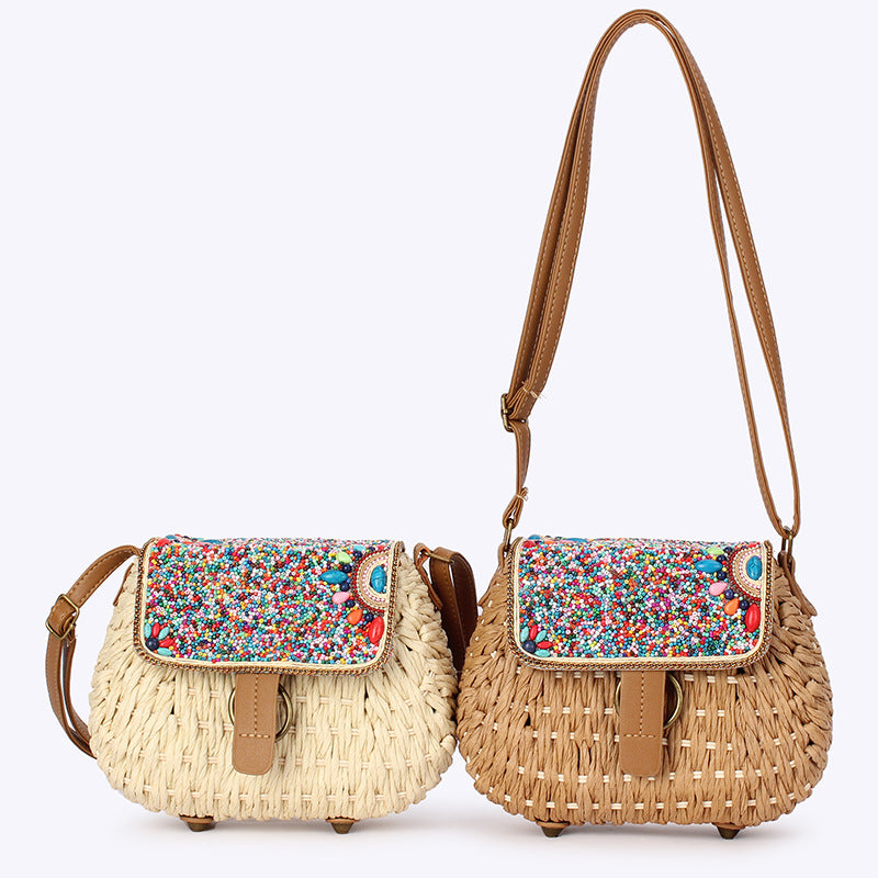 Woven Advanced Texture Minority Simple Design Ladies Bags