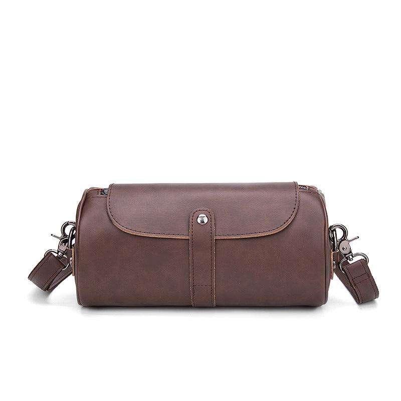 Men's Style Fashion Leather Retro Crazy Horse Trendy Men's Messenger Bag