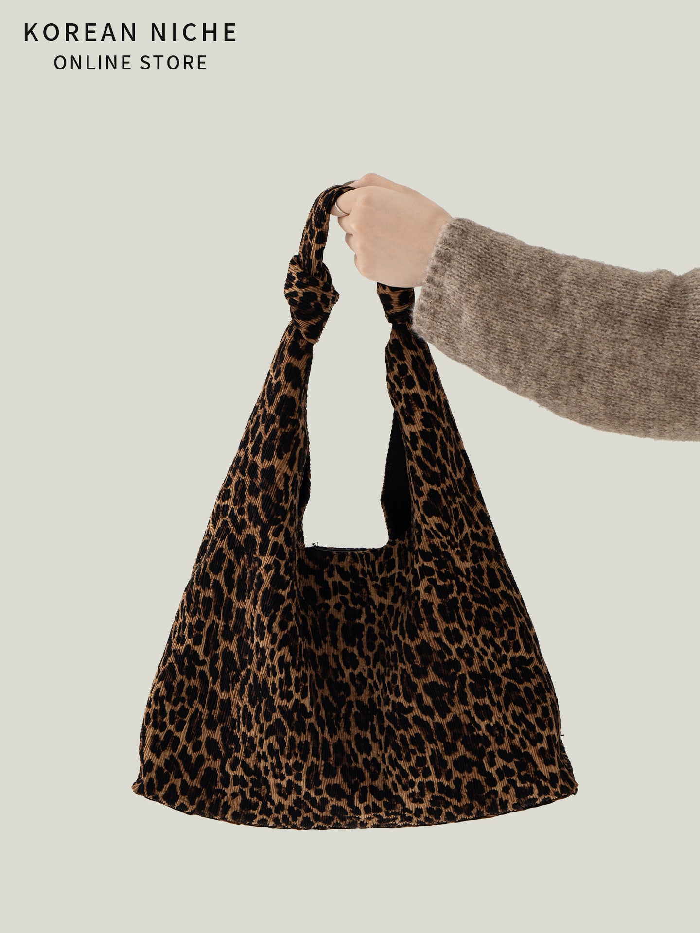 Korean Niche Design Suede Material Underarm Large Capacity Tote Bag