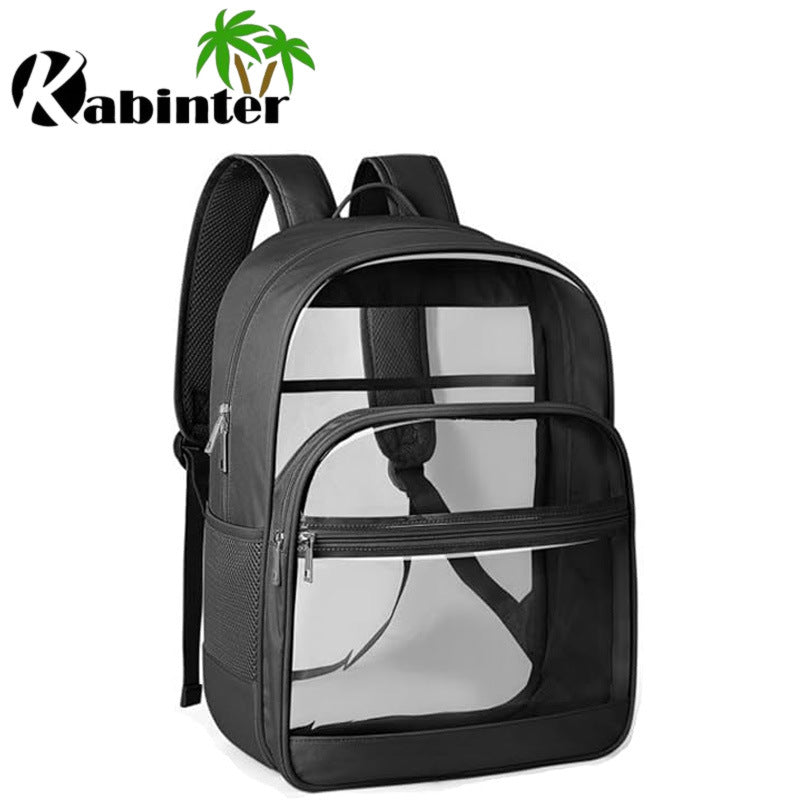 Cool Transparent Portable Large Capacity Simple Backpacks