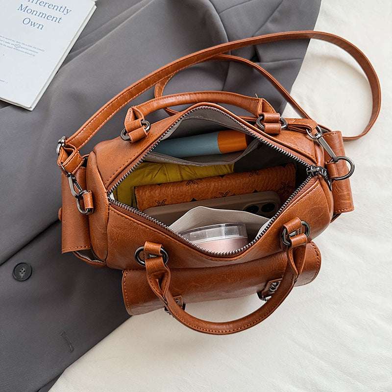 Women's Fashion Large Capacity Retro High Sense Women's Messenger Bag