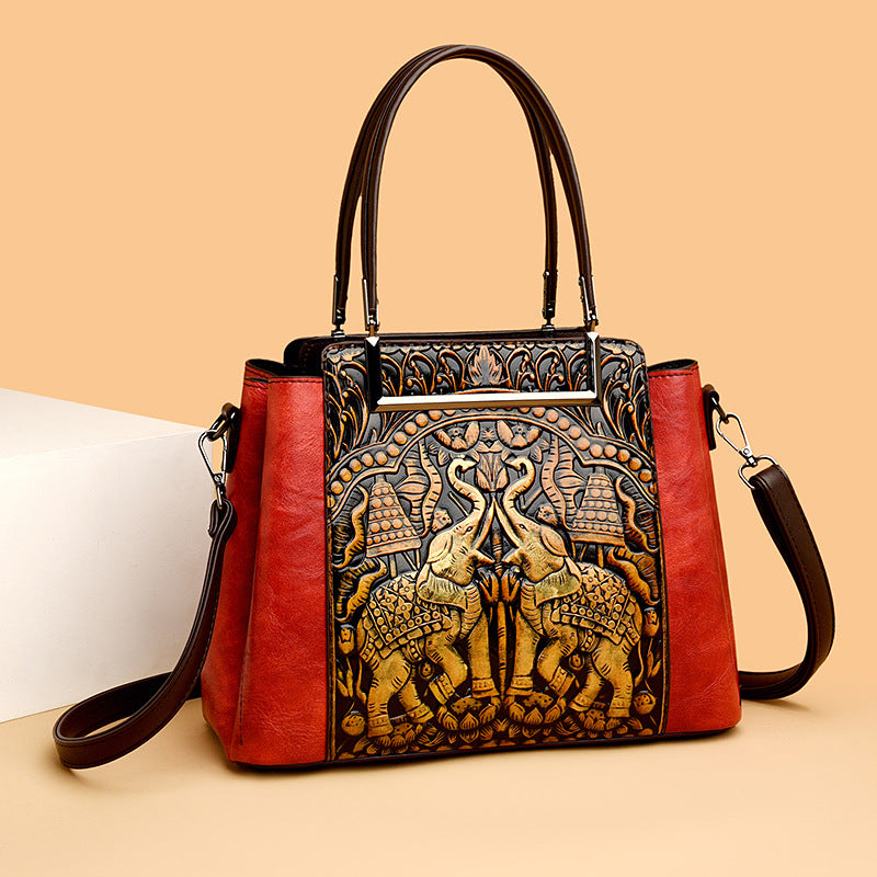 Women's High Sense Large Capacity Retro Fashion Women's Messenger Bag
