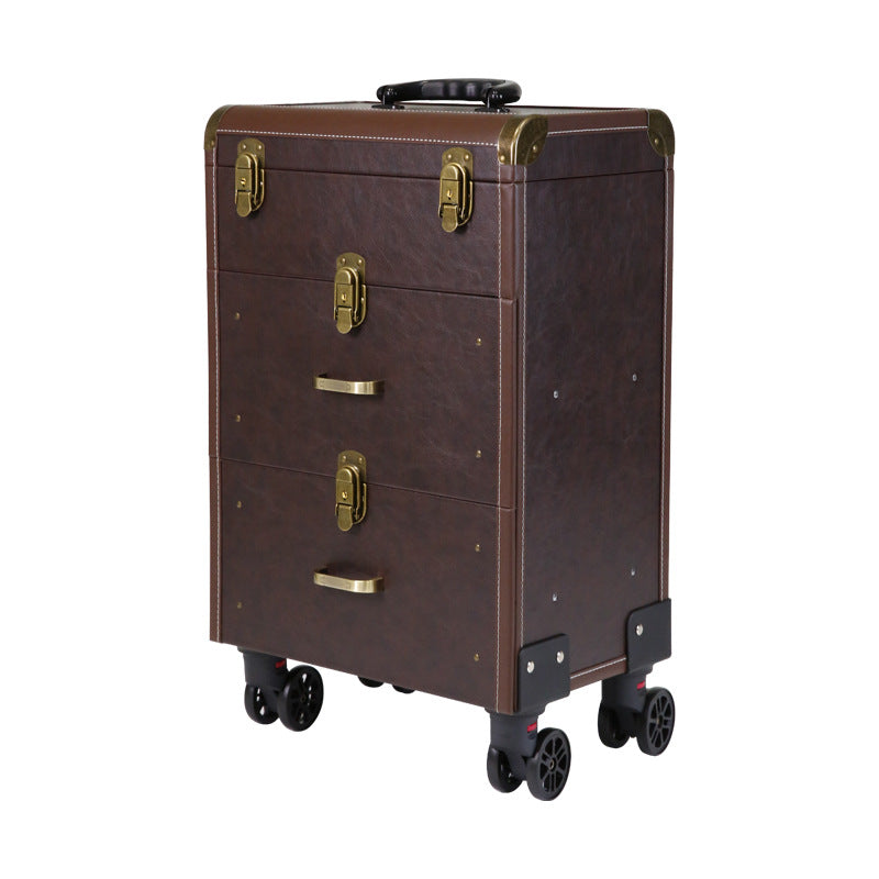 Professional Tattoo Embroidery Nail Beauty Box Brake Large Capacity Storage Cosmetic Cases