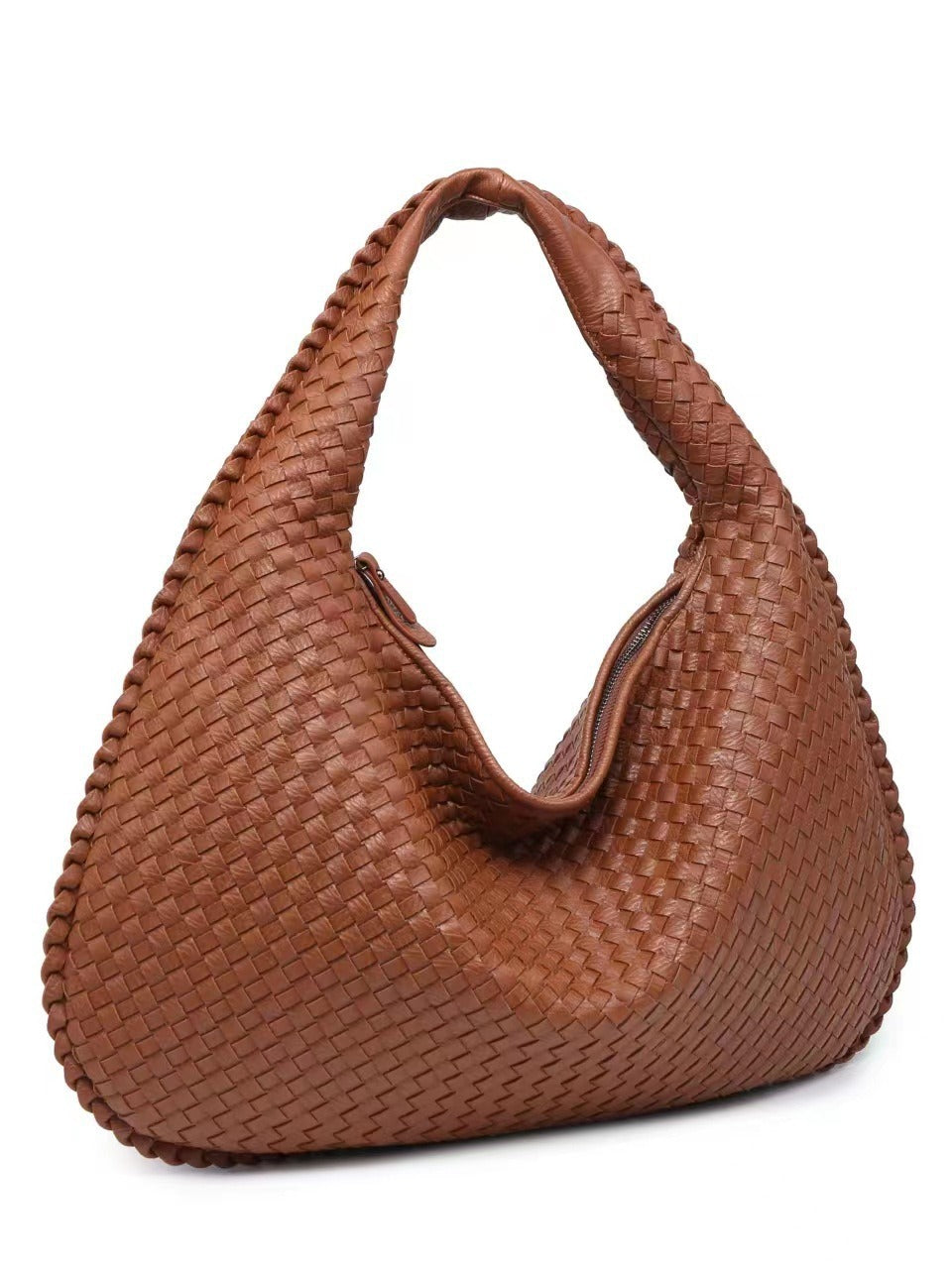 Women's Crescent Hand-woven Portable Dumpling Fashion Style Women's Handbag