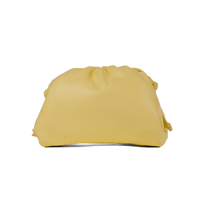 Women's Pleated Dumpling Commuter Solid Color Simple Bags