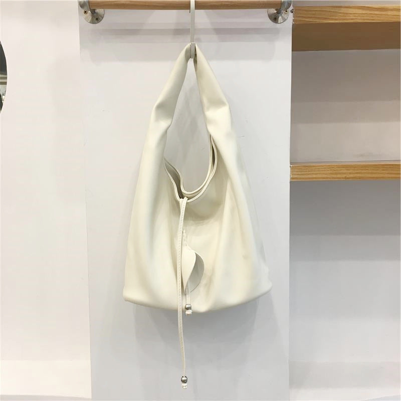 Korean Style Niche Soft Leather Fashion Leisure Large Shoulder Bags