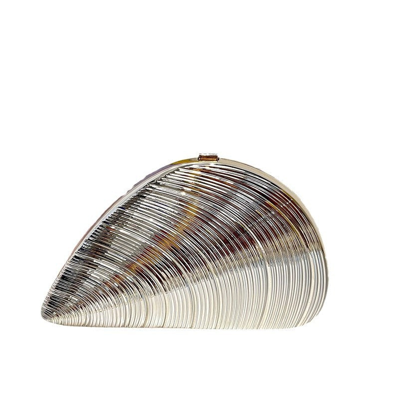 Creativity Gold Shell Acrylic Design High-grade Bags