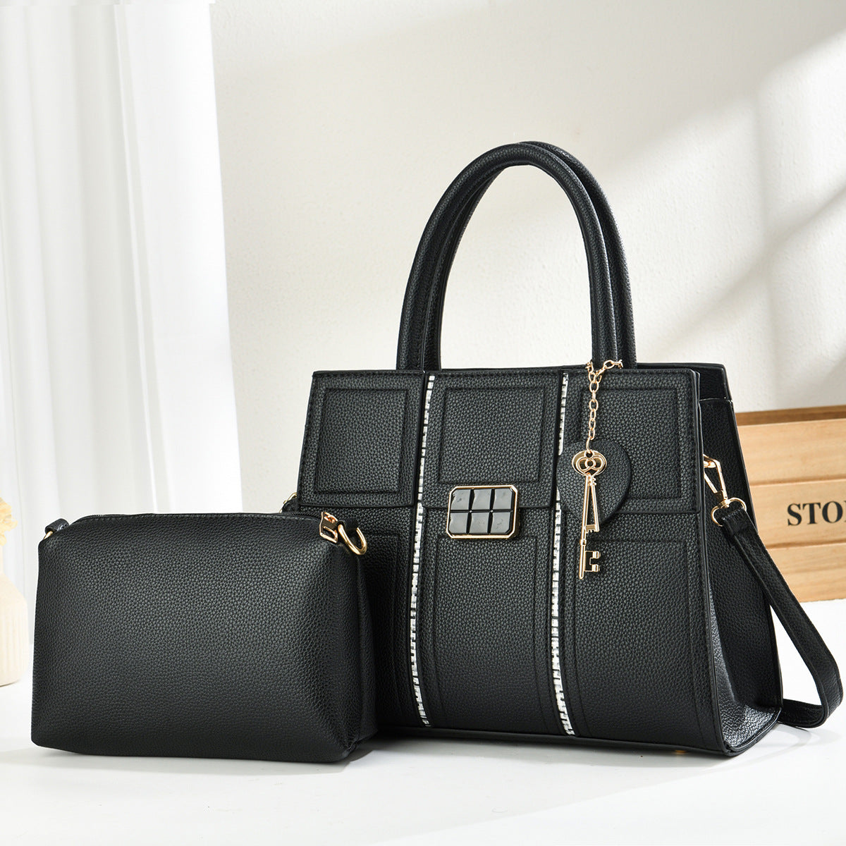 Unique Classic Trendy Stylish Two-piece Fashion Women's Handbag