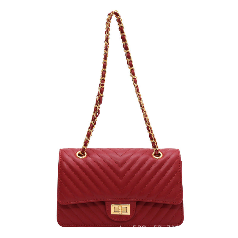 Women's Diamond Embroidery Chain Popular Simplicity Fashion Women's Shoulder Bag