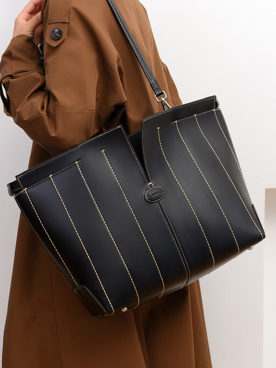 Women's Fashion Large Capacity Commuter Simple High Tote Bag
