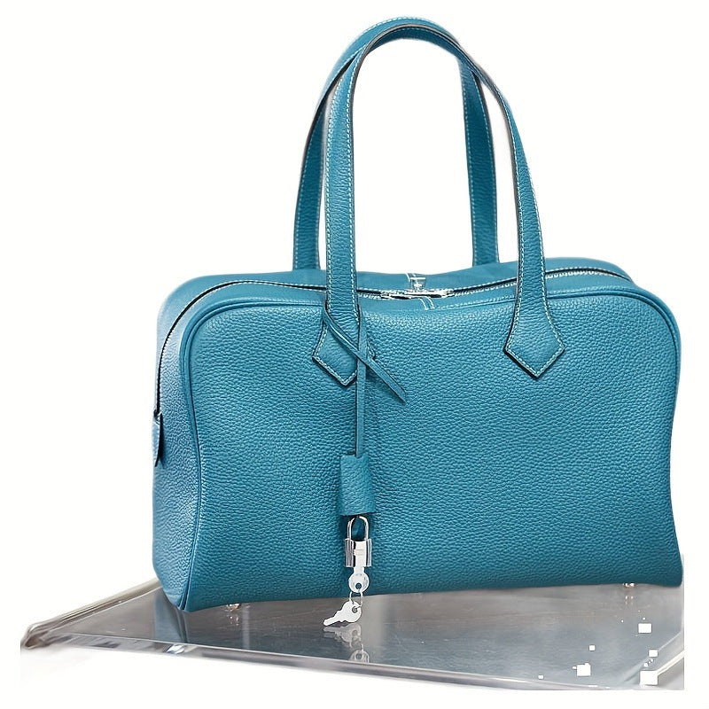 Women's Wholesale Rectangular Pillow Victoria Leather Duffel Handbags