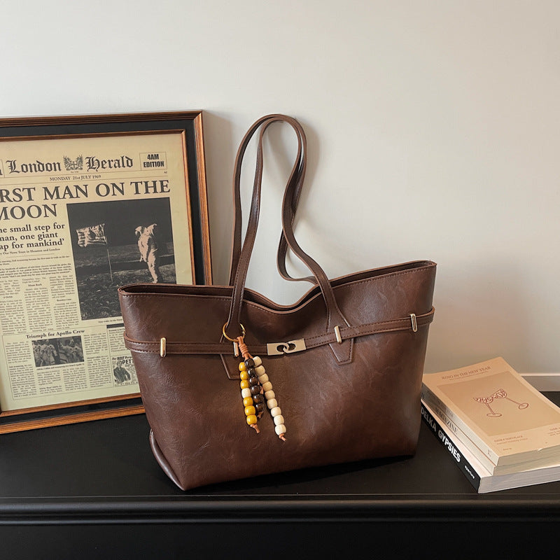 Women's High-grade Large Capacity Fashion Commuter Tote Bag