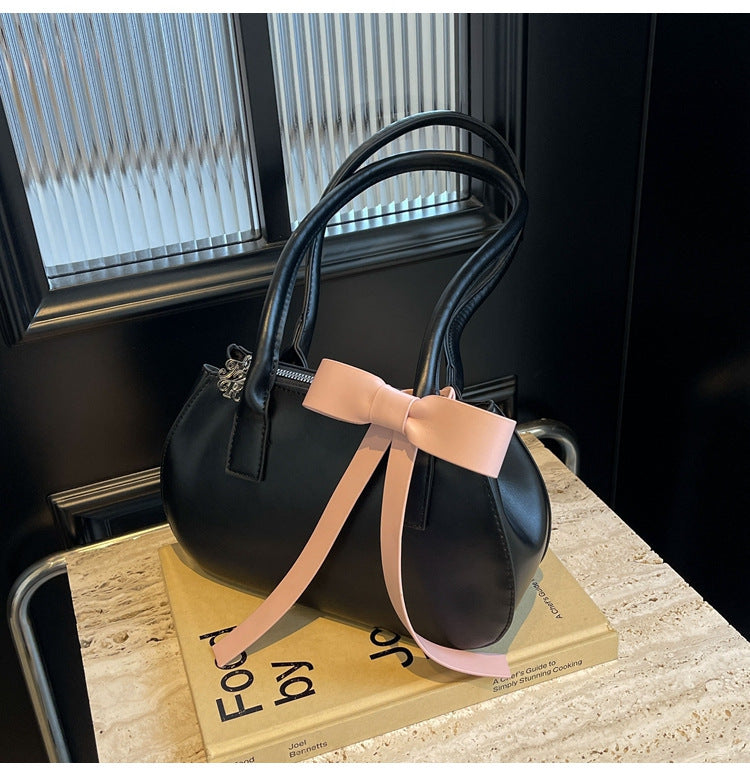Women's Korean Style Popular Design Bow Underarm Bags