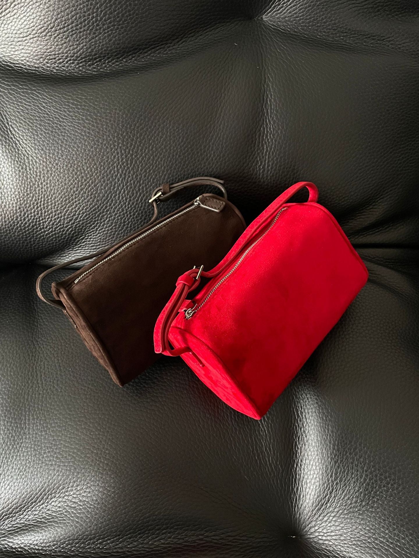 Niche Leather Style Pen High-grade Pencil Women's Handbag