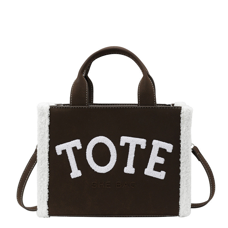 Pretty Classic Slouchy Letter Temperament Wild Women's Shoulder Bag