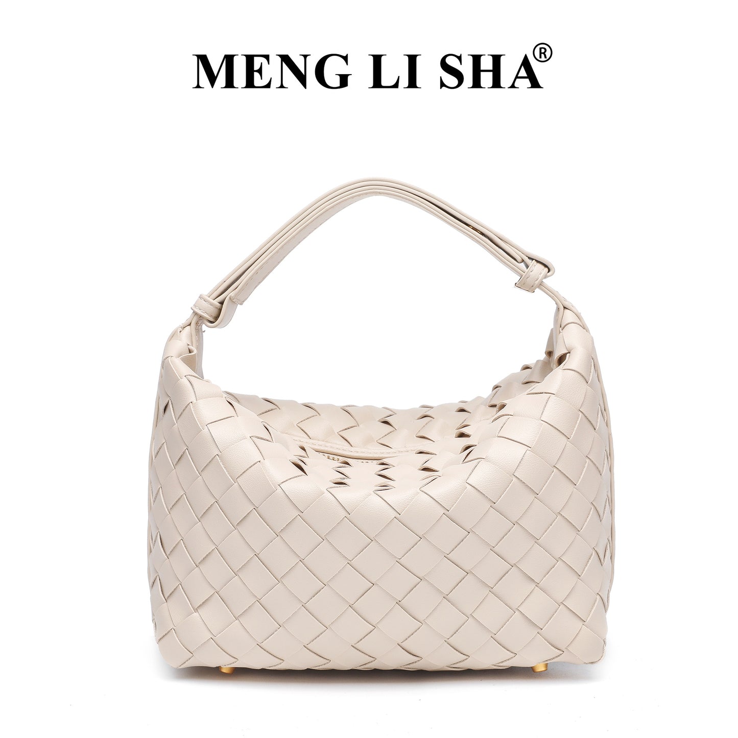 Women's Advanced Texture Woven Portable Lunch Fashion Simple Bags