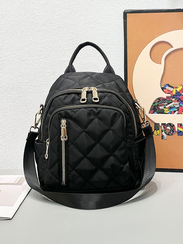 Rhombus Style One Mini Versatile Simple Women's Backpack