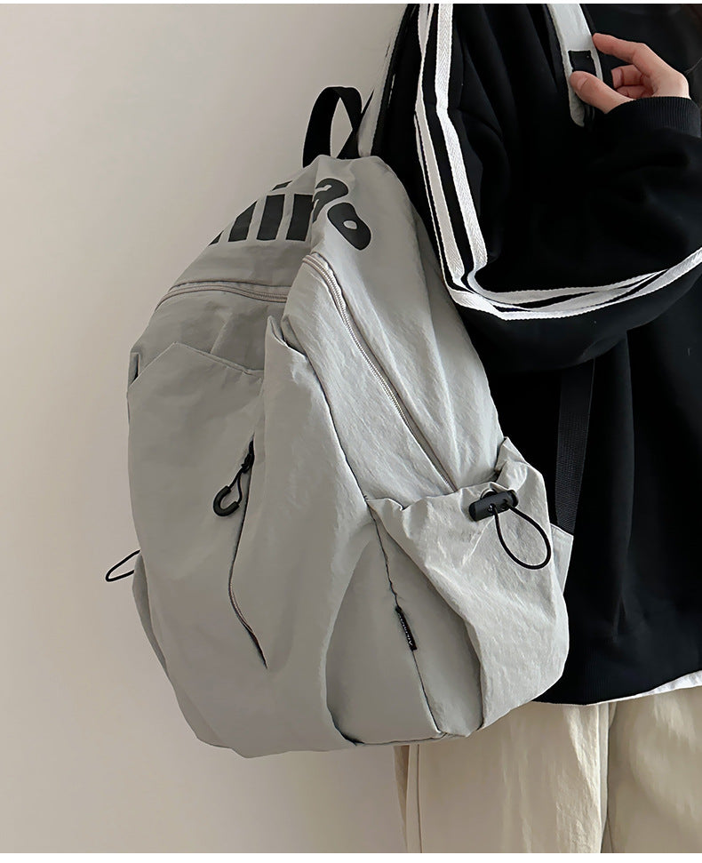 Women's & Men's Niche Style Lightweight High Large Capacity Leisure Backpack