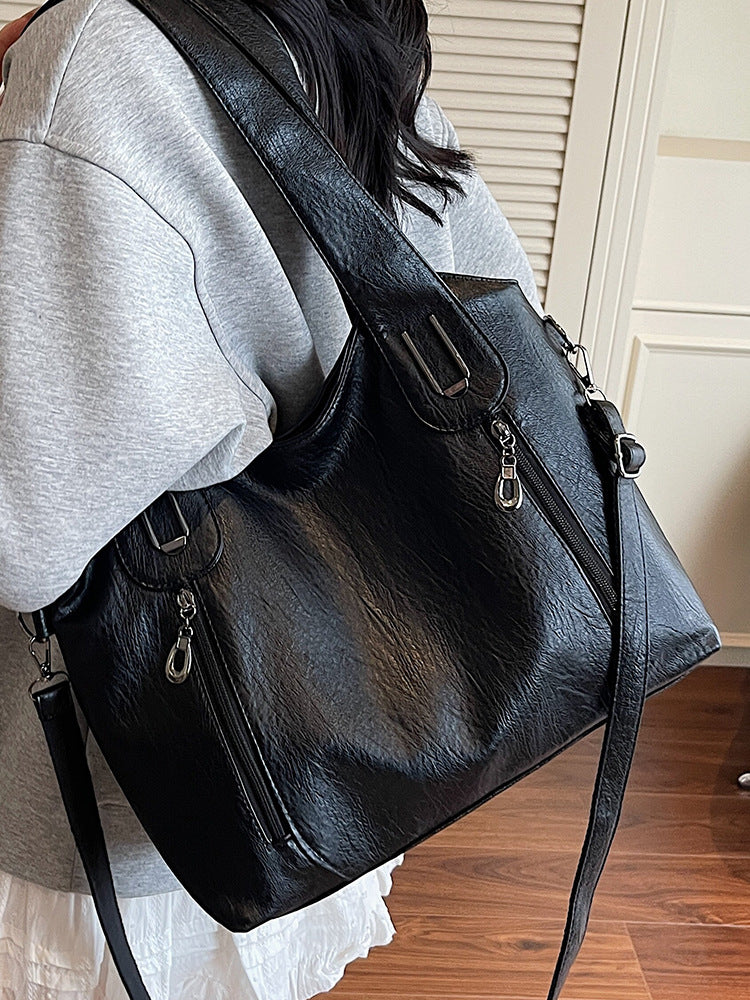 Women's Summer Fashion Large Capacity Totes Big Good-looking Shoulder Bags