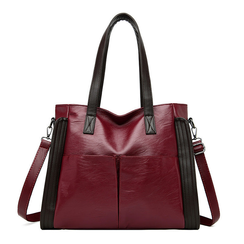 Women's Large Capacity Soft Leather Fashion Women's Messenger Bag