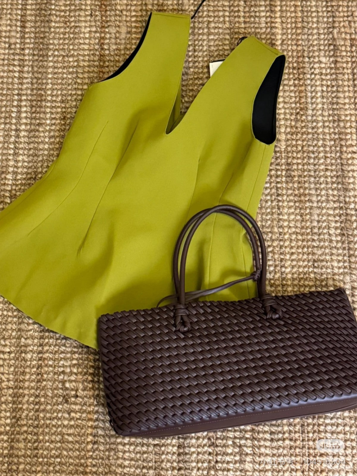 Women's Woven Big Fashion High-grade Large Capacity Portable Tote Bag