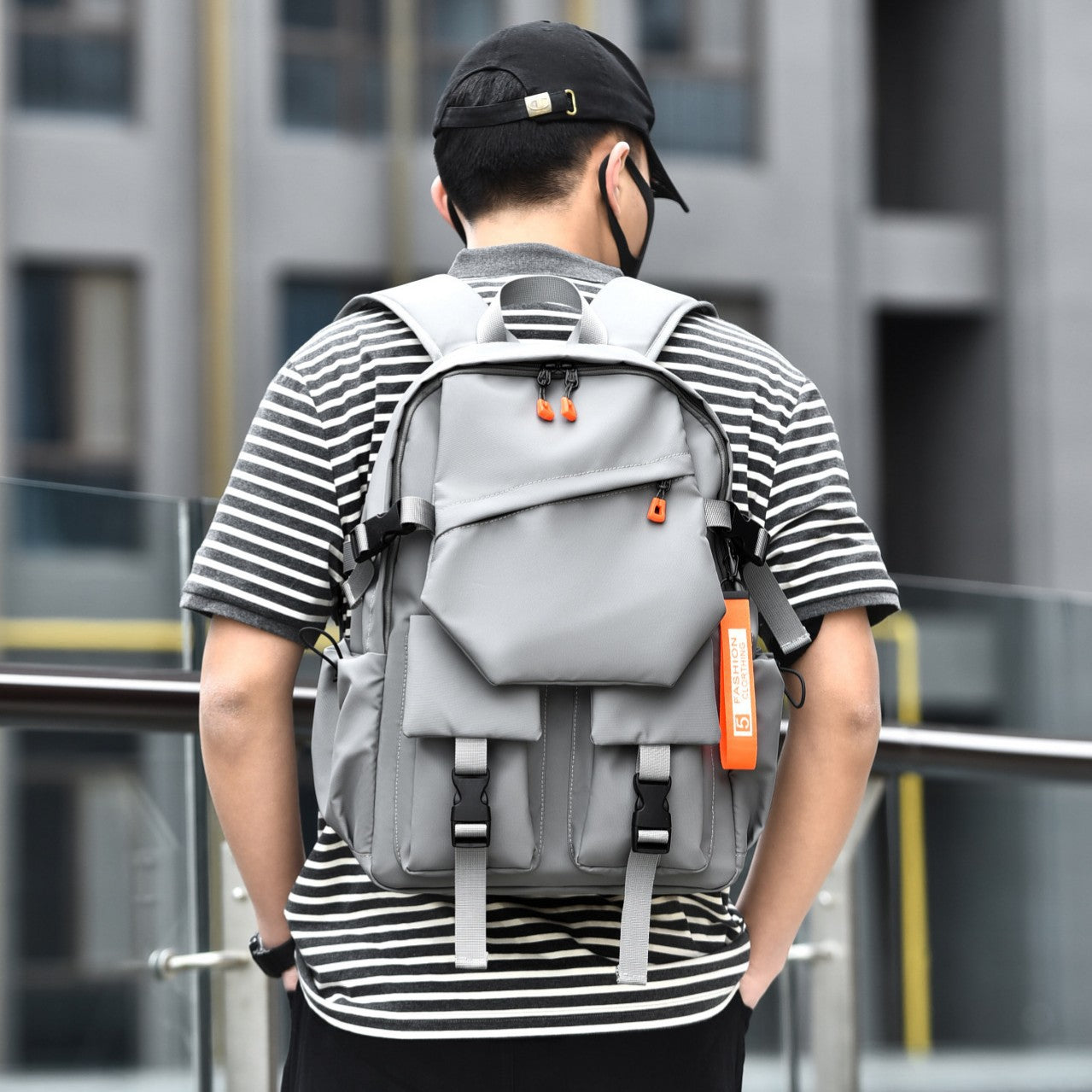 Junior High Korean Large Capacity Storage Outdoors Leisure Backpack