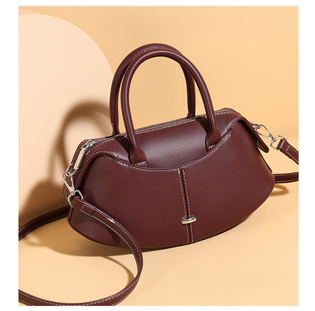 Beautiful Women's Smile French Minority Simple Handbags