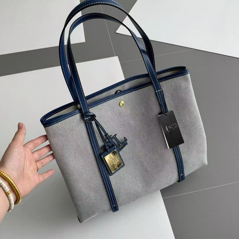 Women's Versatile Canvas Portable Large Capacity Commuter Tote Bag