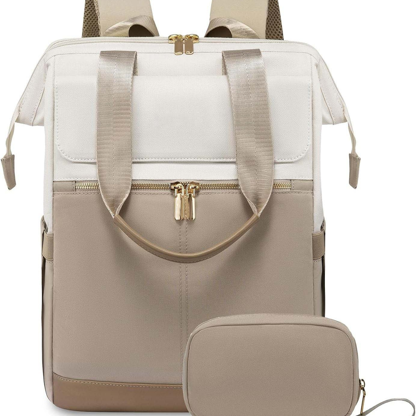 Simple Large Capacity Contrast Color Commuter Leisure Backpack
