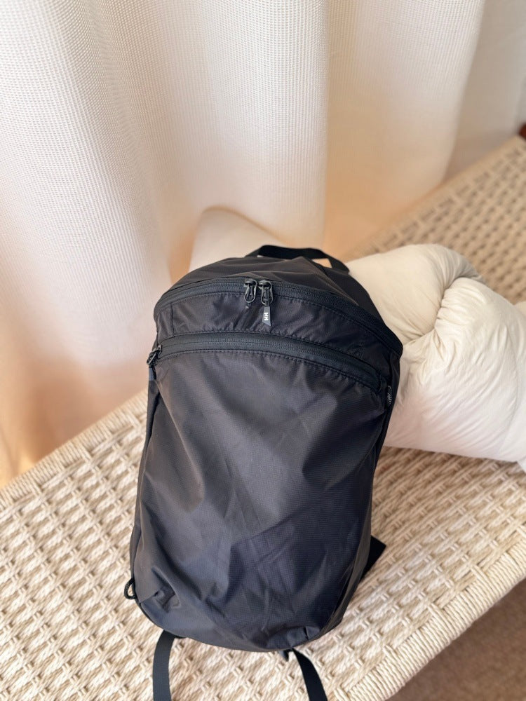 Women's & Men's Double Lightweight Nylon Hiking Waterproof Backpacks