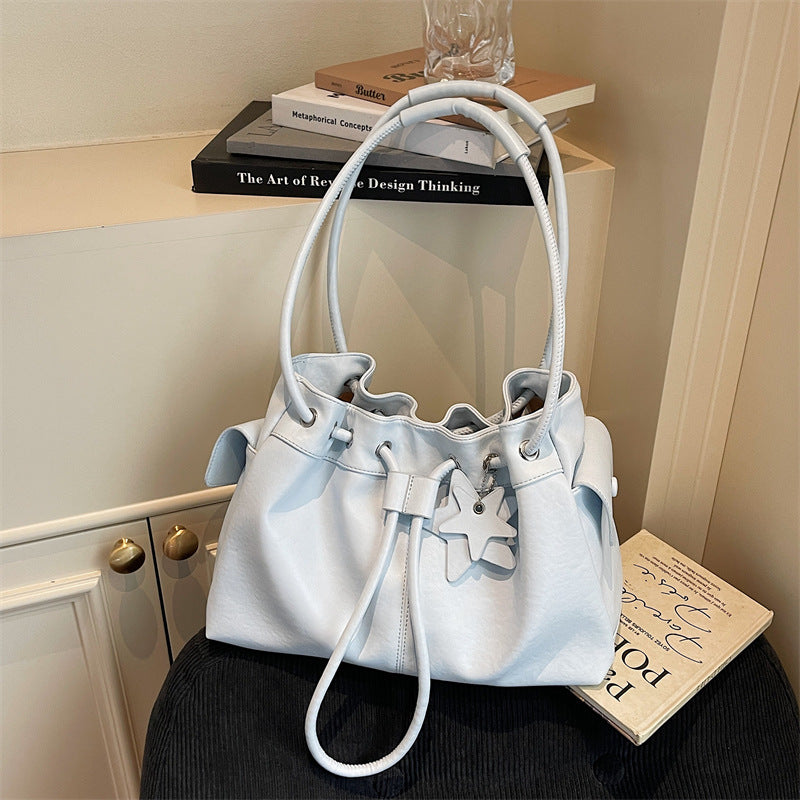 Early Spring Pleated Korean Style Lazy Lightweight Underarm Shoulder Bags