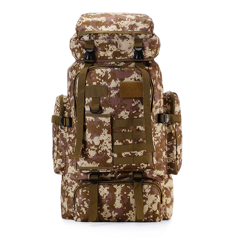 Men's Camouflage Hiking Large Capacity Waterproof Camping Sports Backpack
