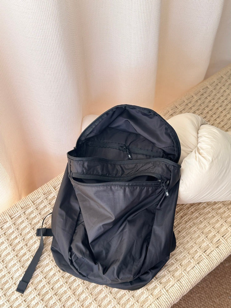 Women's & Men's Double Lightweight Nylon Hiking Waterproof Backpacks