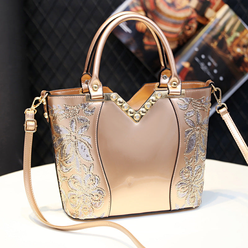 Women's Fashionable Trendy Texture Temperamental Mother Women's Handbag