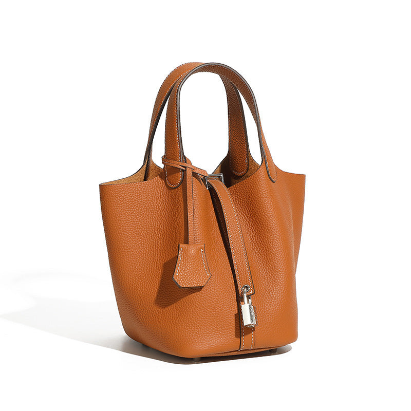 Women's Basket Genuine Leather Mummy Bridal Wedding High Women's Handbag
