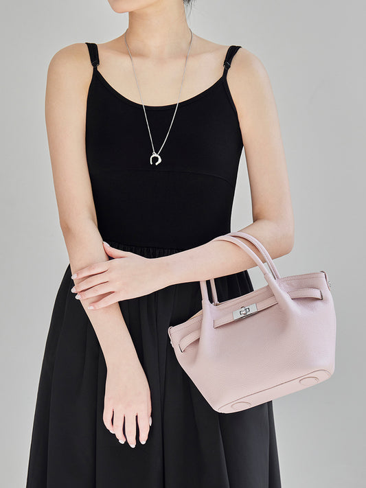 Women's Genuine Leather Vegetable Basket High-grade Fashion Women's Messenger Bag