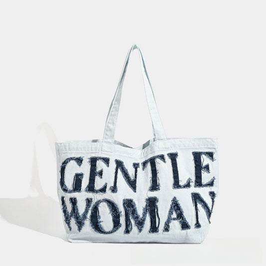 Women's Thai Fashion Large Capacity Canvas Artistic Retro Underarm Bag