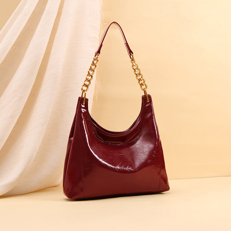 Women's High-grade Large Capacity Underarm Red Wedding Bags