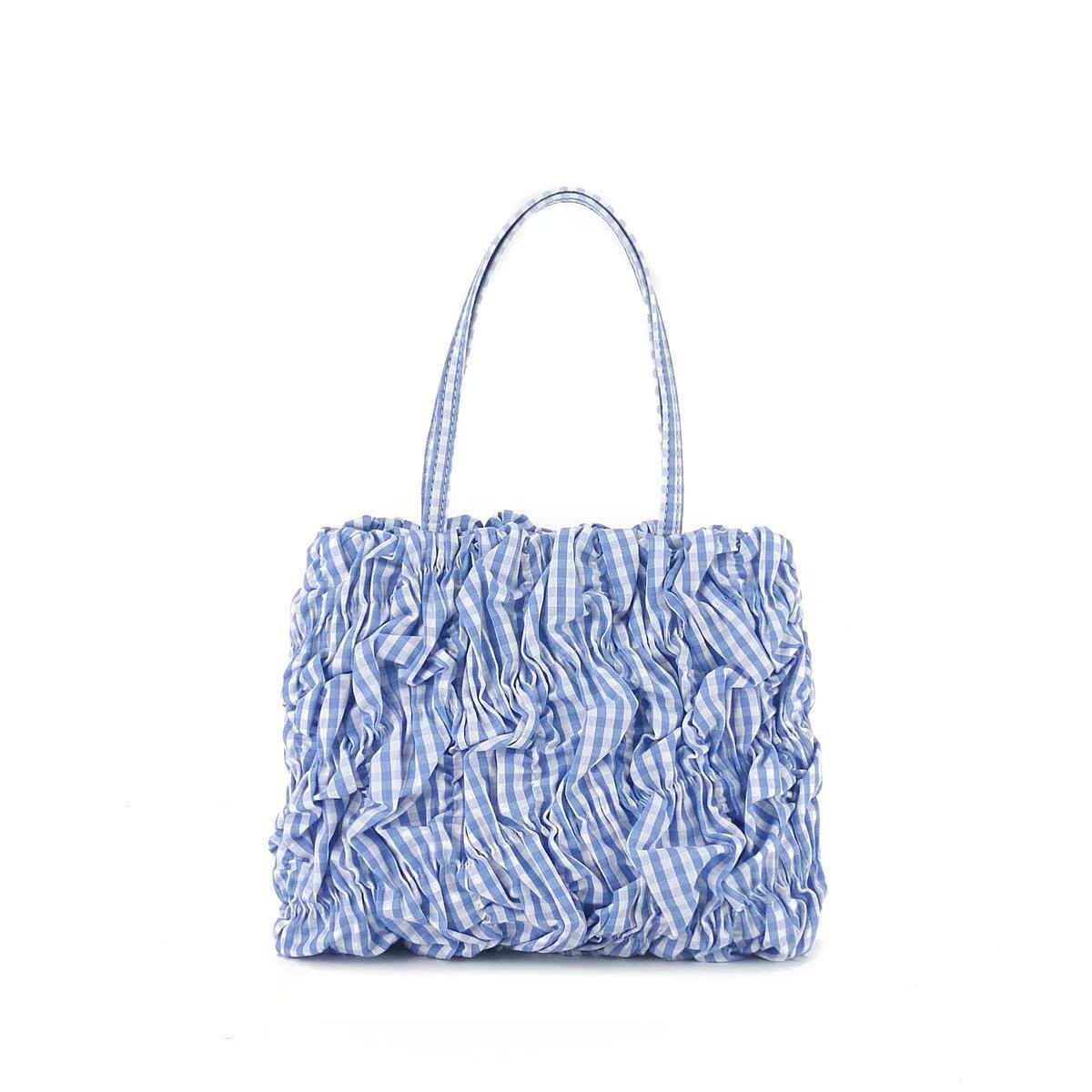 Women's Letter Summer British Design Pleated Mini Women's Handbag