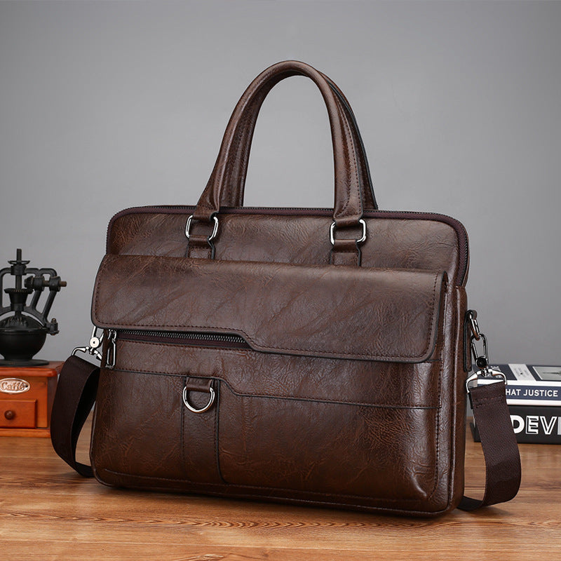 Men's Horizontal Computer Business Commute Trip Office Bags