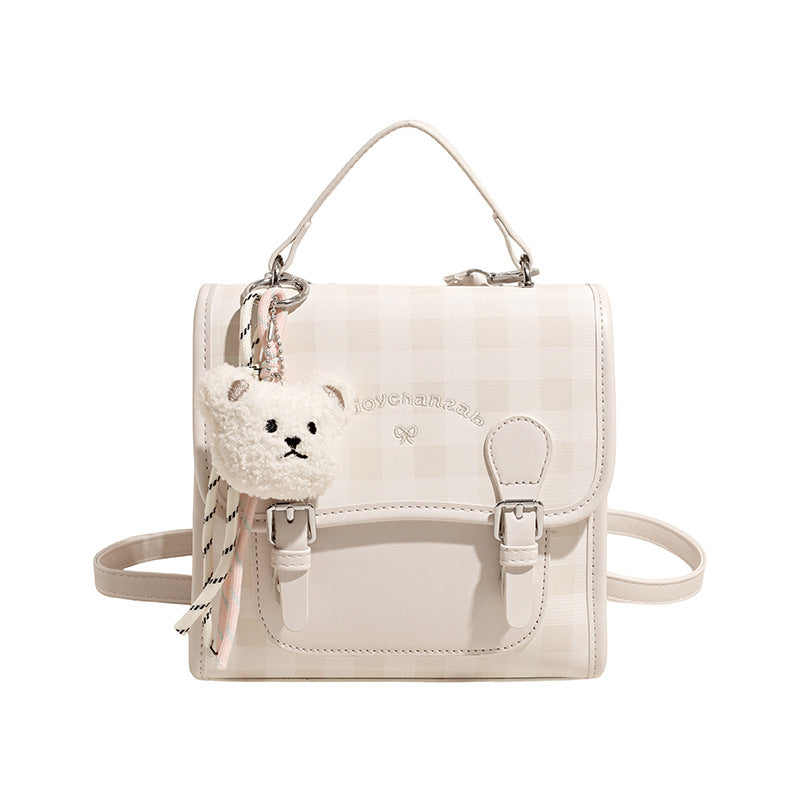 Trendy Women's Niche Checked Fashion Commuter Women's Backpack