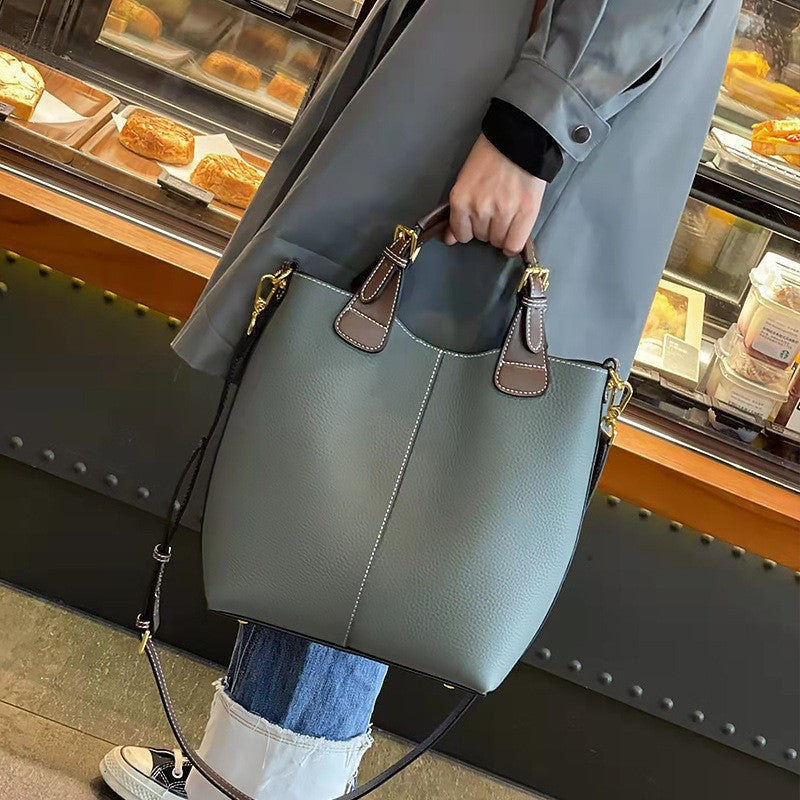 Women's Top Layer Cowhide High-grade Large Capacity Bags